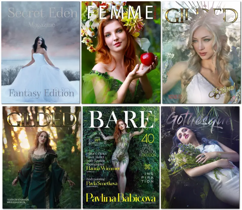 Moje fotografie na titulních stranách časopisů