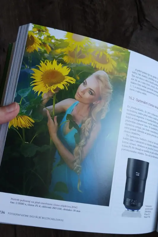 Moje fotografie v knize Fotografujeme digitální bezzrcadlovkou