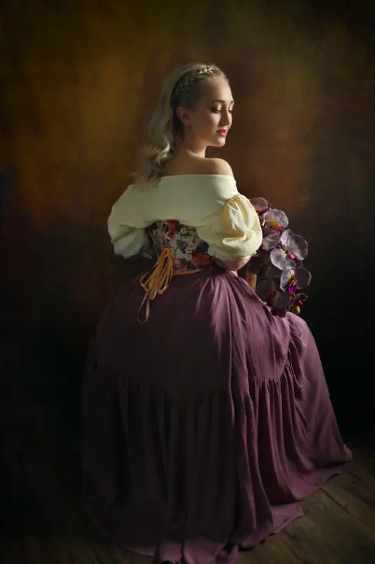 Fine art fotografie - portrét dívky