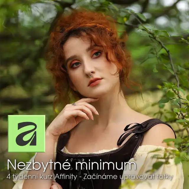 Nezbytné minimum kurz Affinity, úprava fotek pro začátečníky